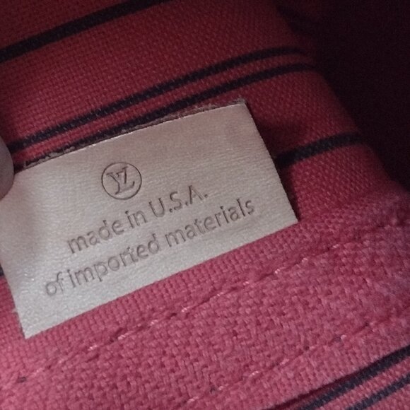 💯% authentic Louis Vuitton Neverfull Monogram Tote Mm rare cerise♥️ - Picture 8 of 15